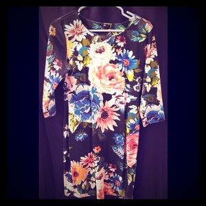 Floral print dress